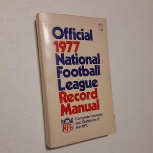 Official 1977 National Football League Record Manuel
